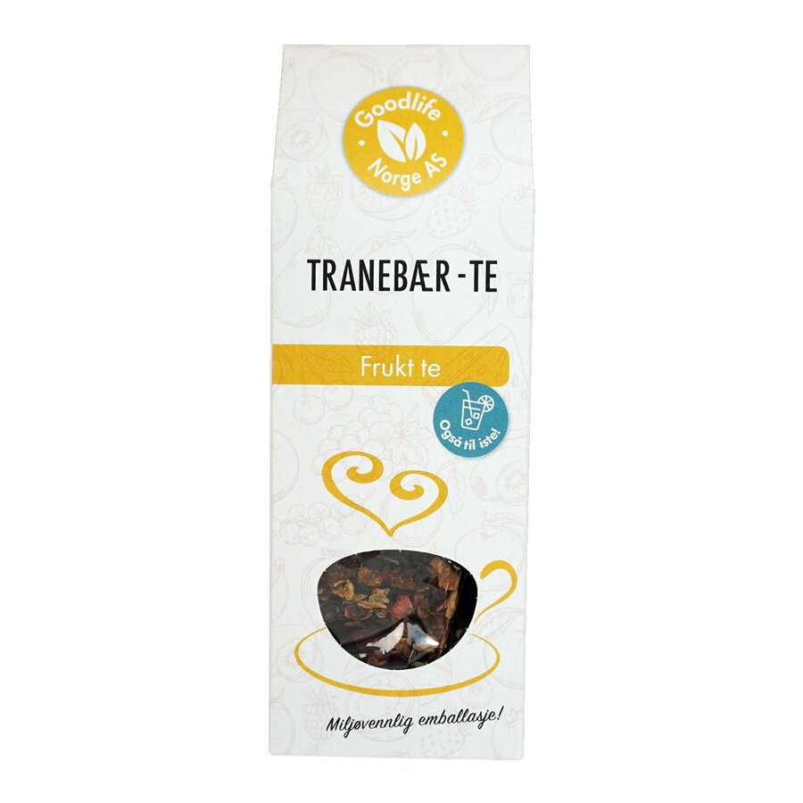 Goodlife tranebær te løsvekt 80 g