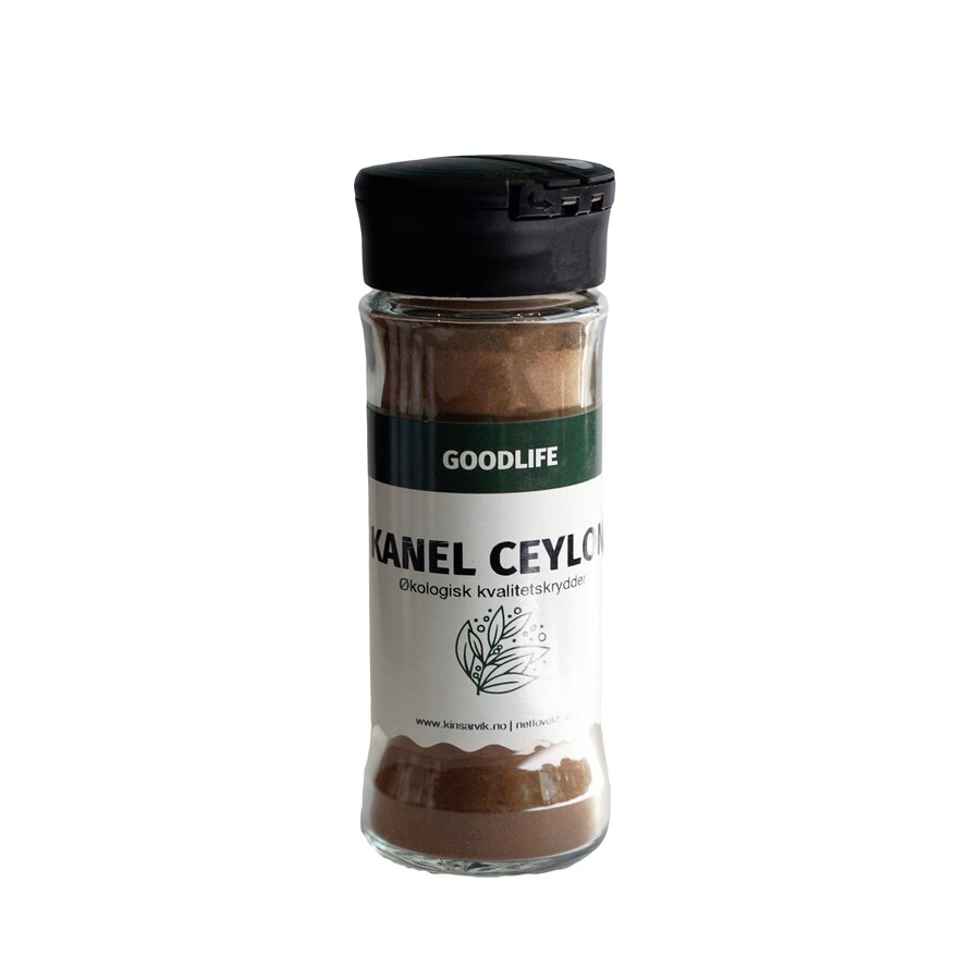 Goodlife økologisk ceylon kanel 40 g