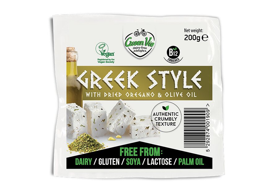 Greenvie Fetaost Med Olivensmak 200gr