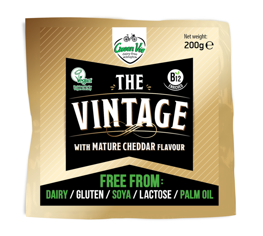 Greenvie Vintage Cheddar Blokk 200g