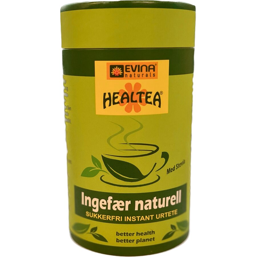 Healtea ingefær naturell sukkerfri instant urtete 225 g