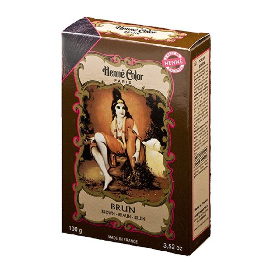 Henna brun hårfarge pulver 100 gr