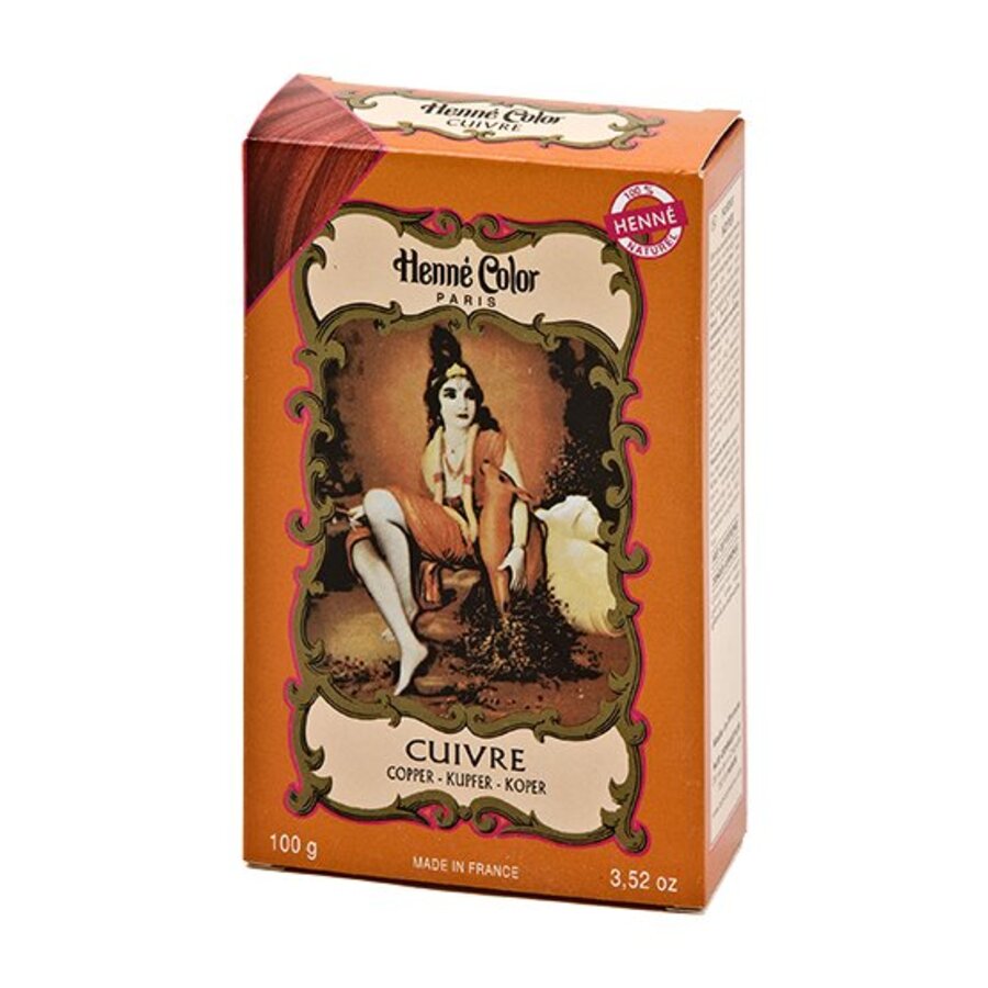 Henna kobber hårfarge pulver 100 gr