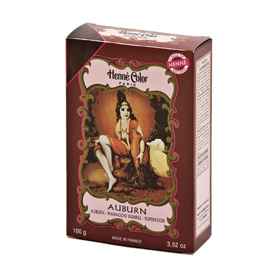 Henna mørk mahogni hår fargepulver 100 gr