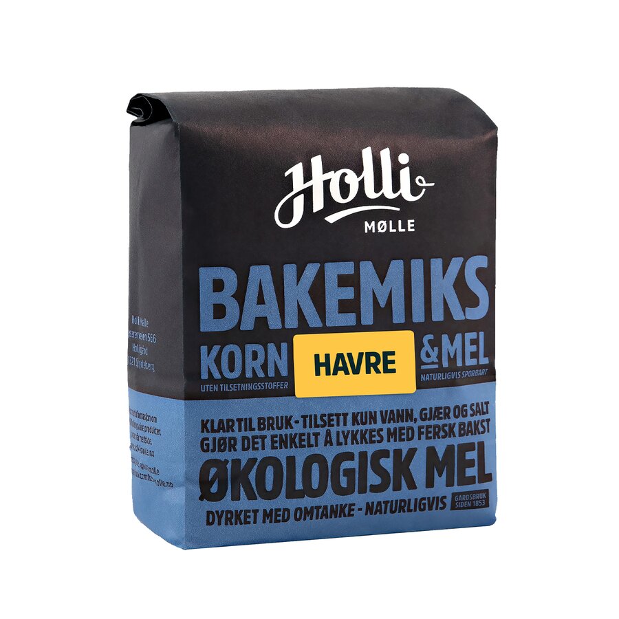 Holli Mølle økologisk havre bakeblanding 1 kg
