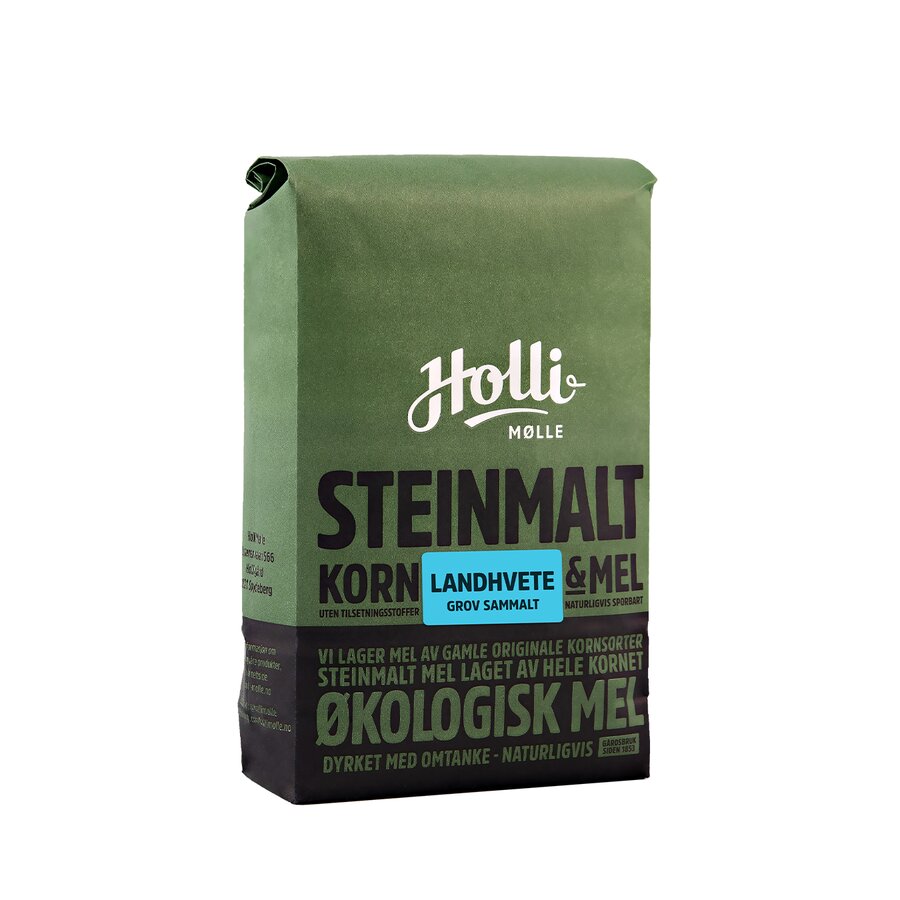 Holli Mølle økologisk landhvete grovmalt 1 kg
