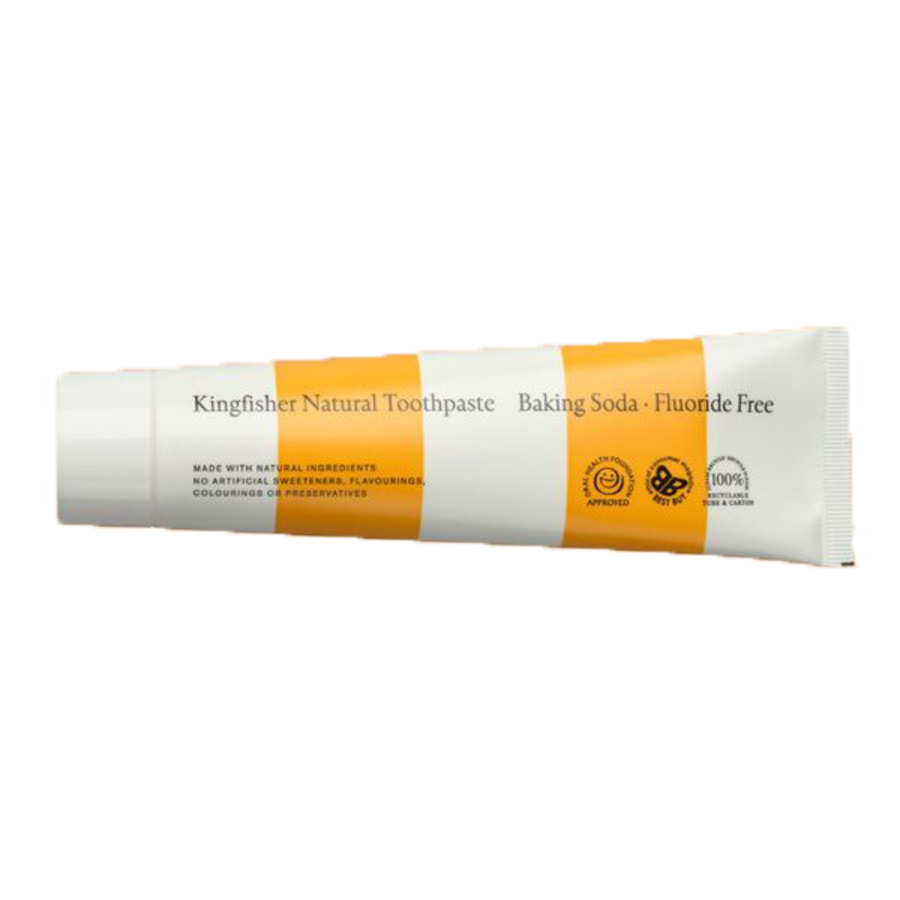 Kingfisher baking soda tannkrem uten fluor 100 ml