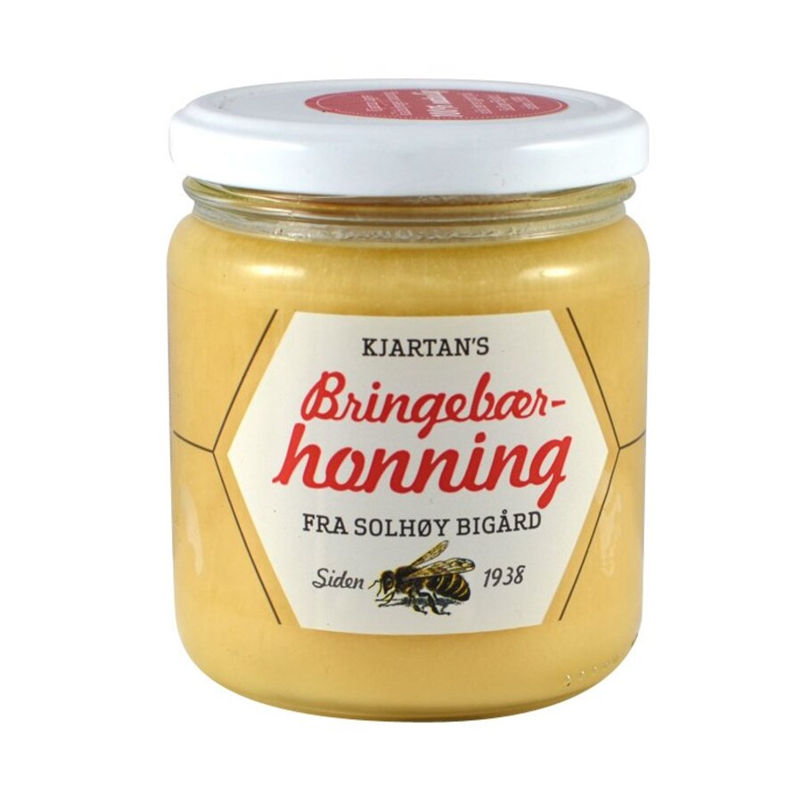 Kjartans bringebærhonning 350 gr
