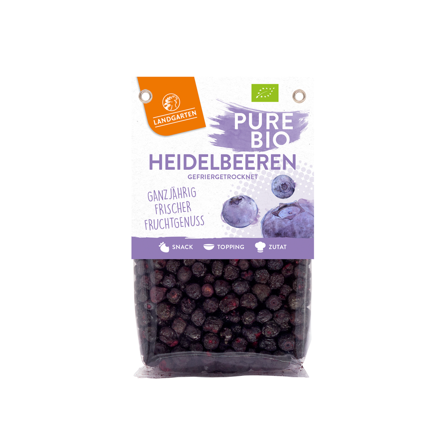 Landgarten Frysetørkede Blåbær 20 gr