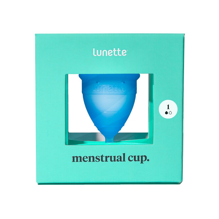 Lunette menskopp blå model 1