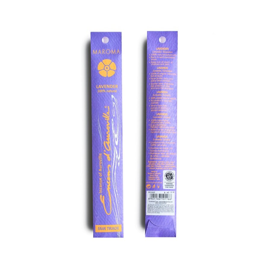 Maroma røkelse lavender 10 pinner