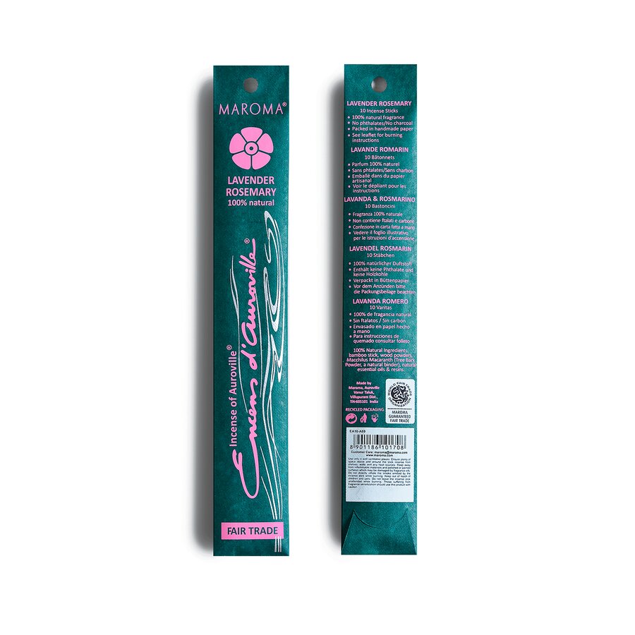 Maroma røkelse lavender rosemary 10 pinner