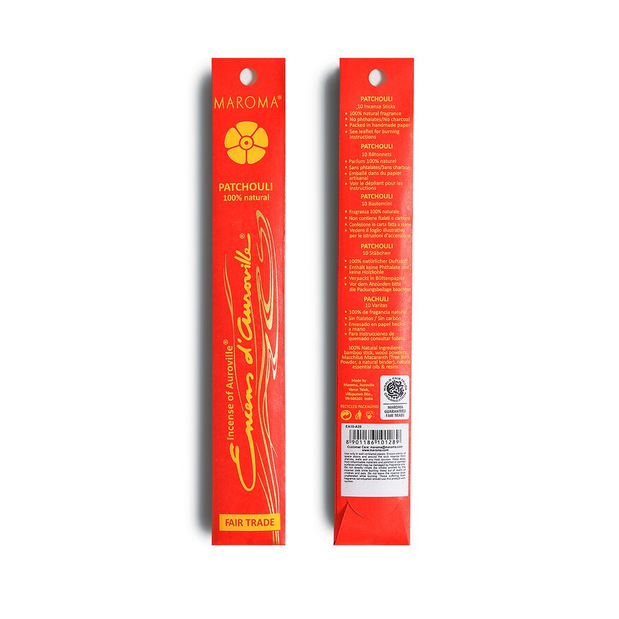 Maroma røkelse patchouli 10 pinner