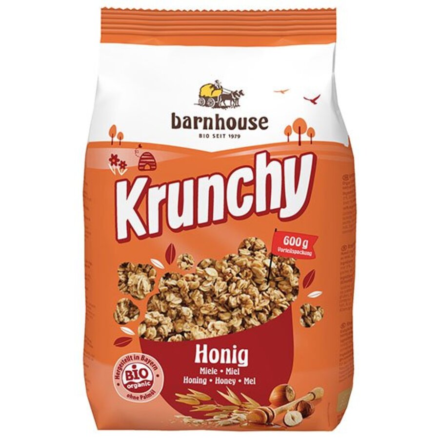 Barnhouse honning krunchy musli 600 gr