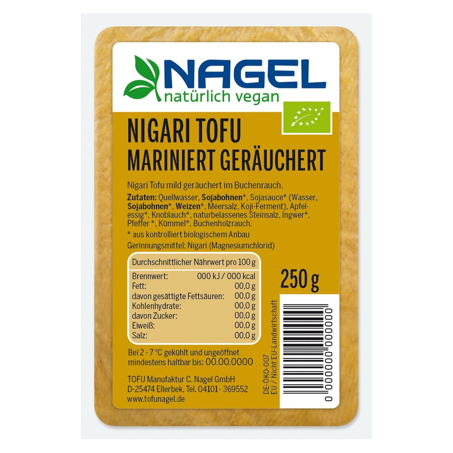 Nagel tofu marinert røkt 250 g
