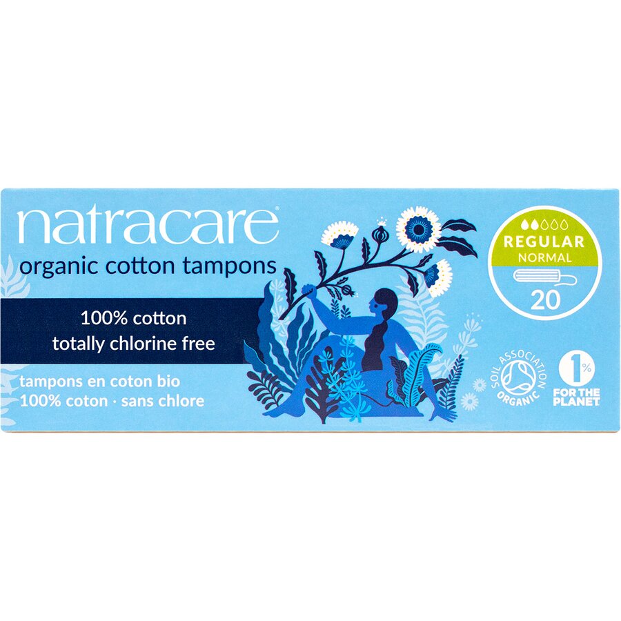Natracare bomullstampong regular 20 stk