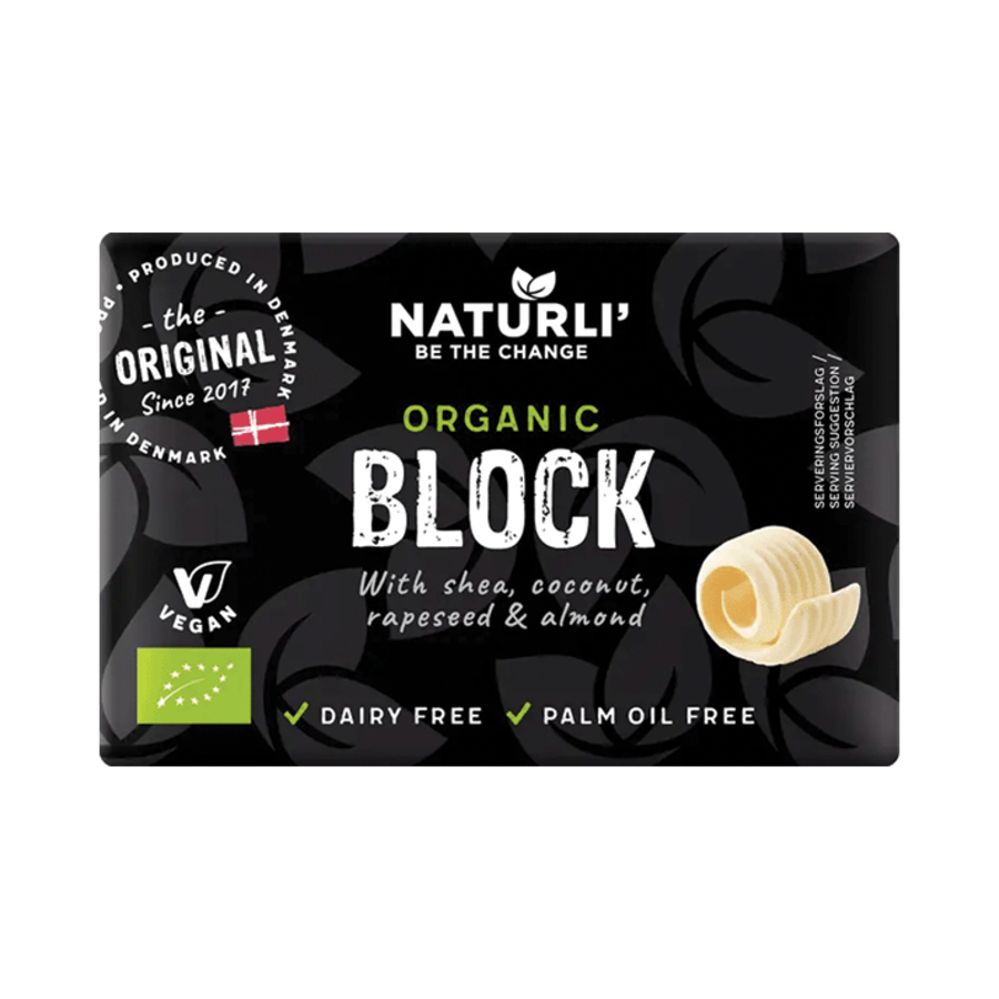 Naturli' Vegansk Smør Blokk Øko 200gr