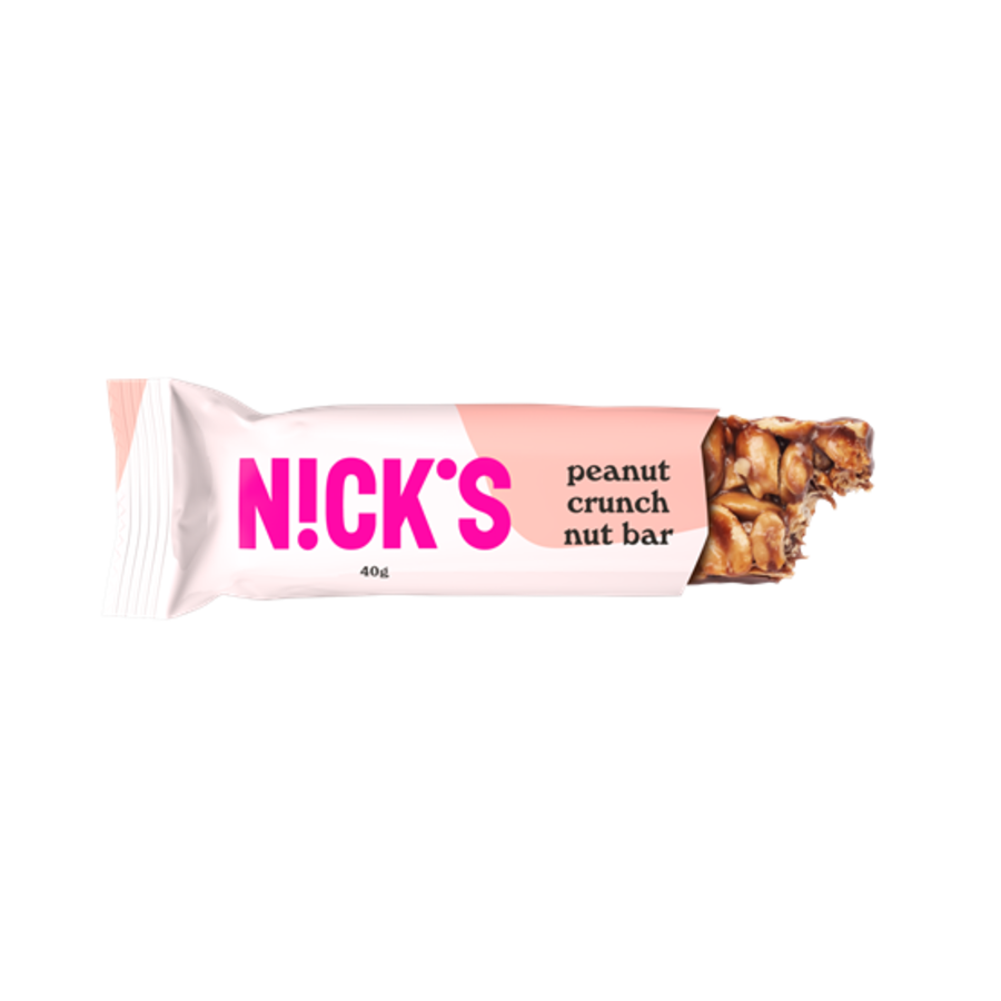 Nick's peanut crunch nut bar 40 g