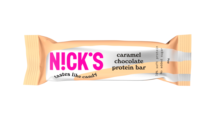 Nicks Soft Protein Bar Caramel Chocolate 50gr