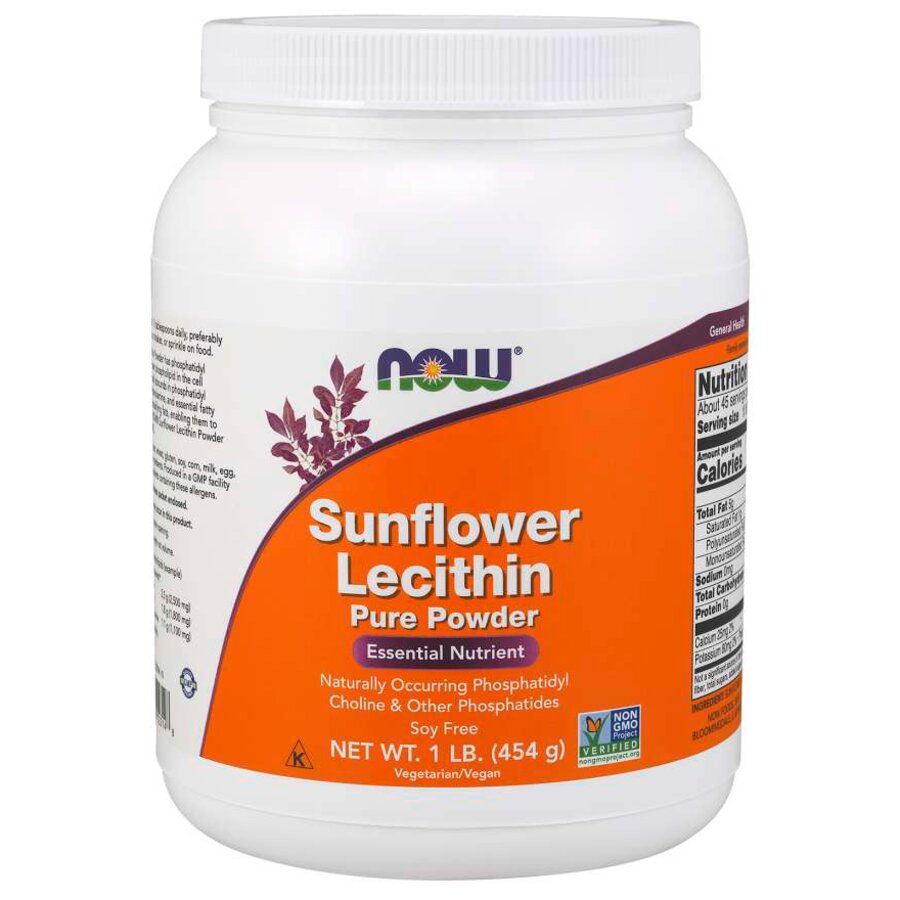Now sunflower lecithin 473 ml