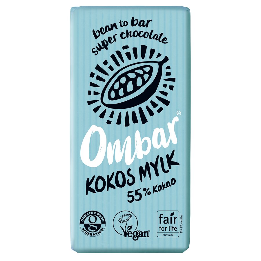 Ombar økologisk kokos mylk sjokolade 35 g
