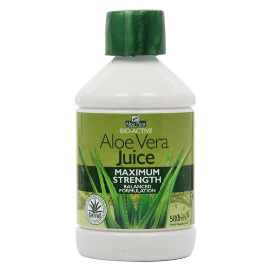 Optima aloe vera juice maksimal styrke 500 ml