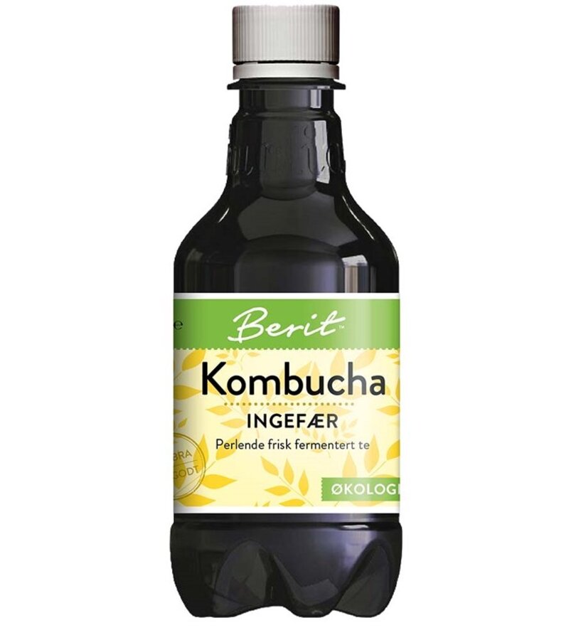 Berit kombucha ingefær 330 ml