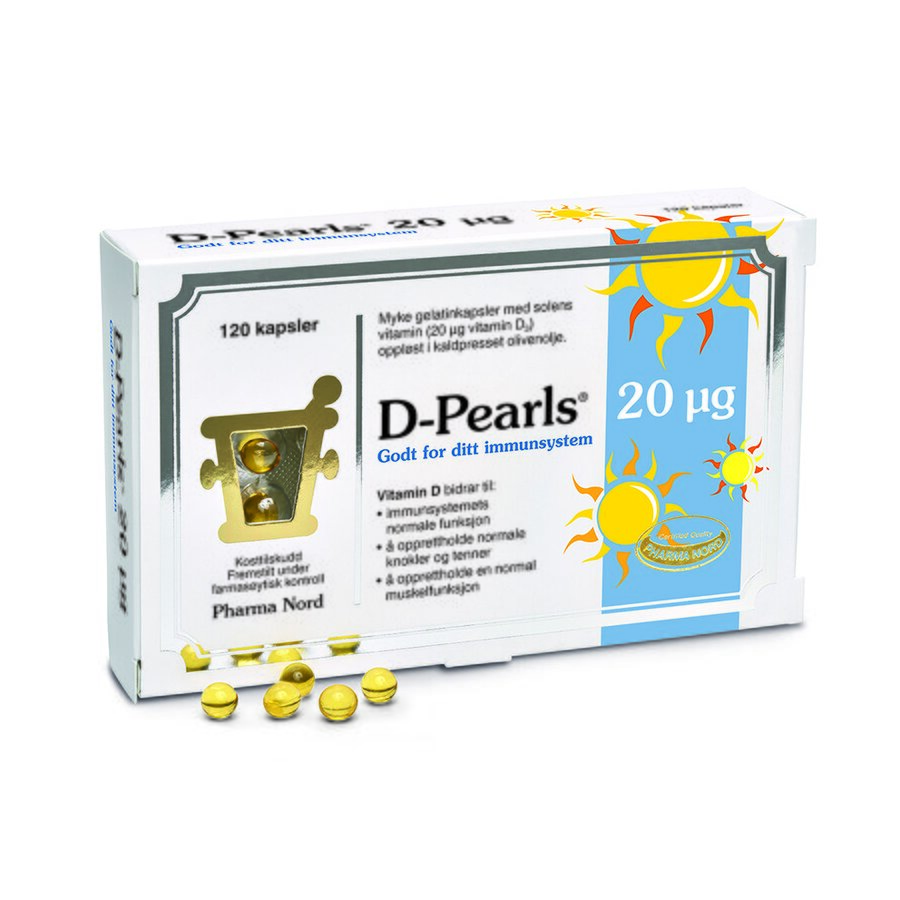 Pharma Nord d-pearls 20µg 120 kap