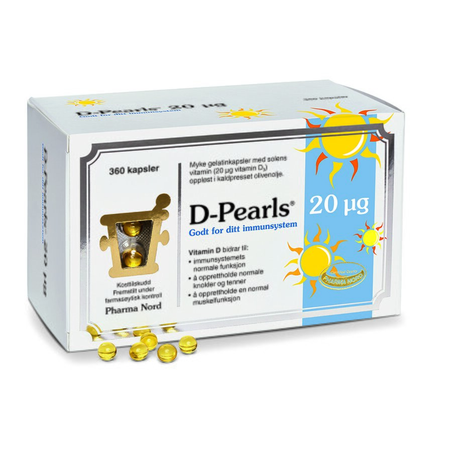 Pharma Nord d-pearls 20µg 360 kap