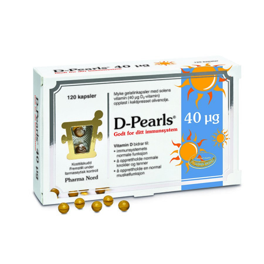 Pharma Nord d-pearls 40µg 120 kap