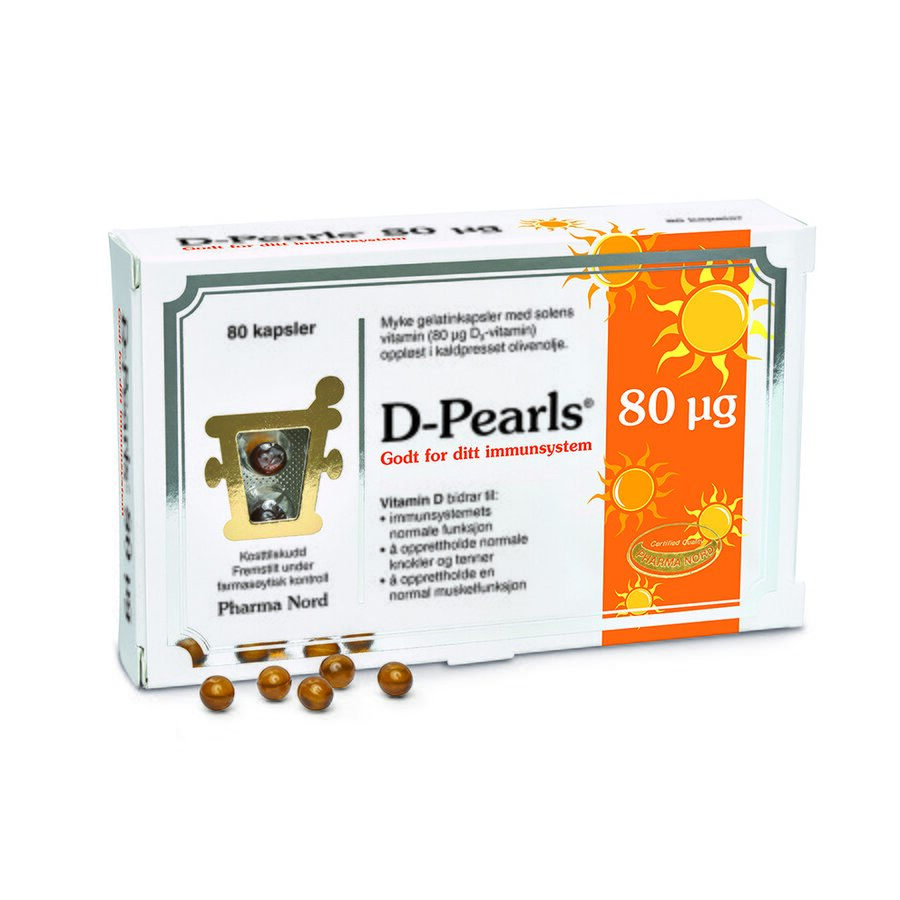Pharma Nord d-pearls 80µg 80 kap