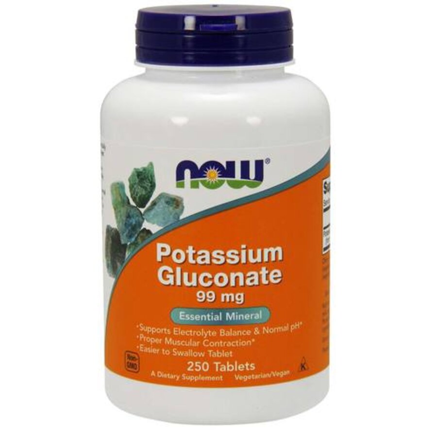Now potassium gluconate 99 mg 100 tabletter