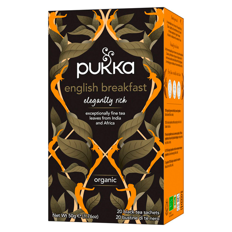 Pukka elegant english breakfast 20 poser