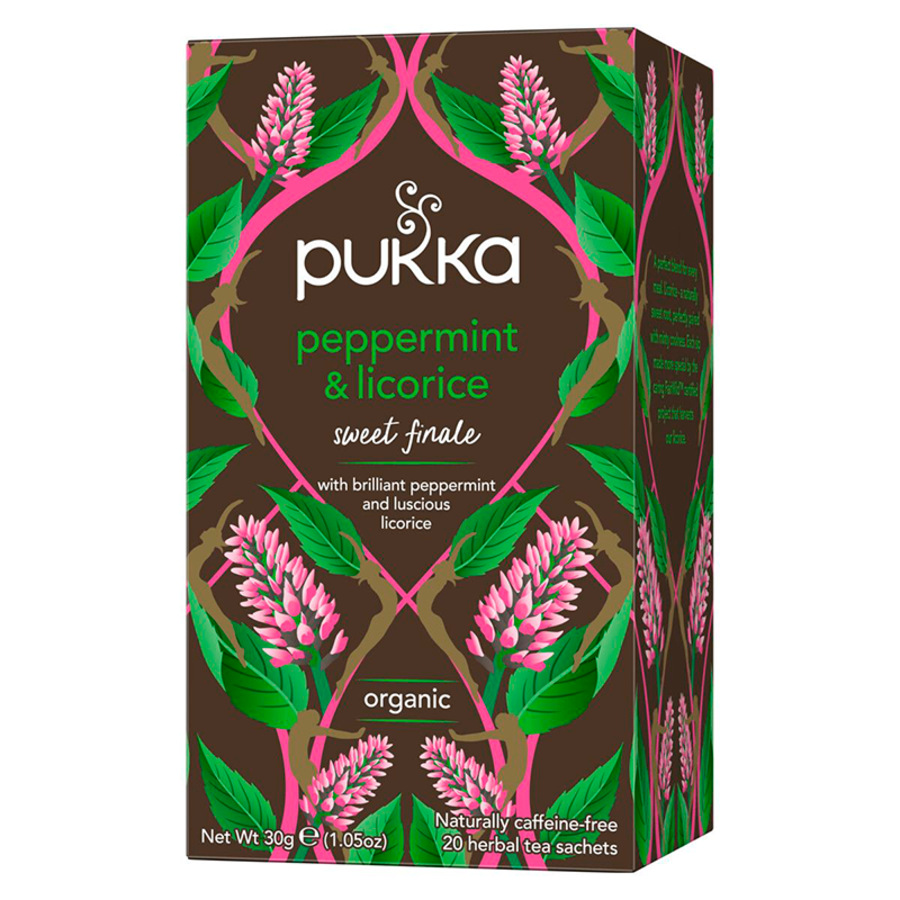 Pukka peppermint & licorice te 20 poser