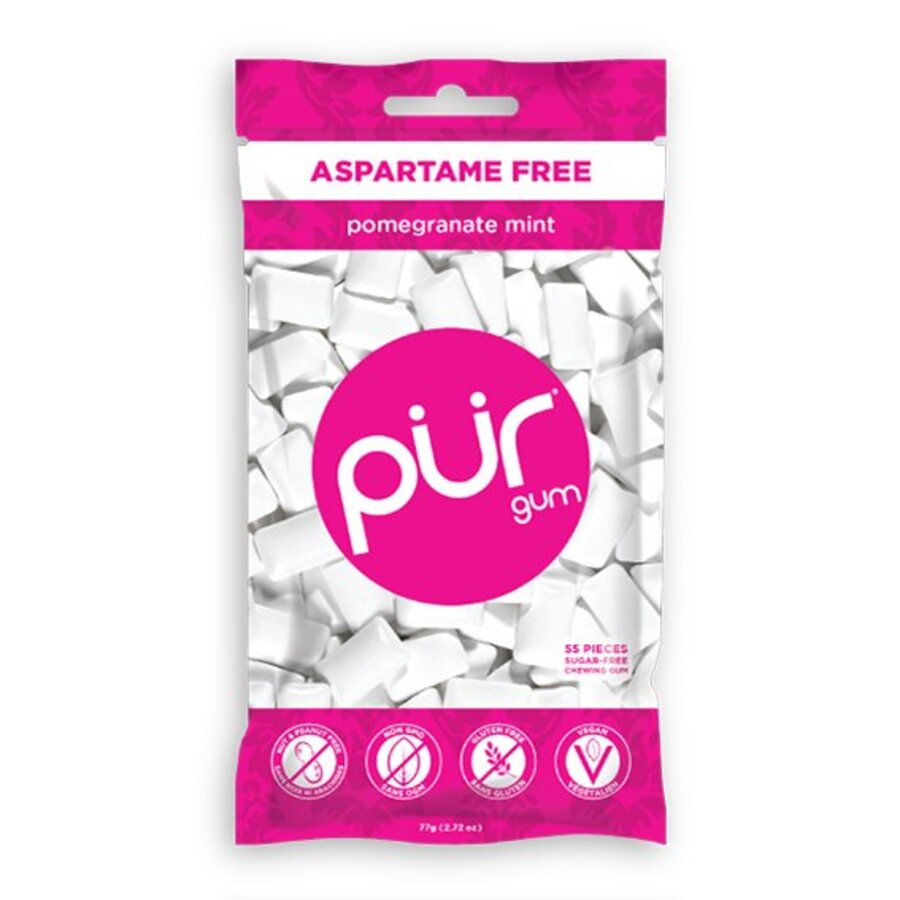 Pur gum pomegranate mint 55 stk