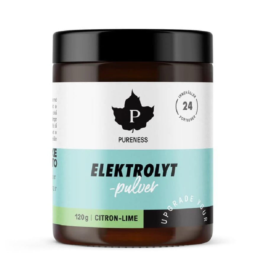 Pureness Elektrolyttpulver Sitron og Lime 120 gr