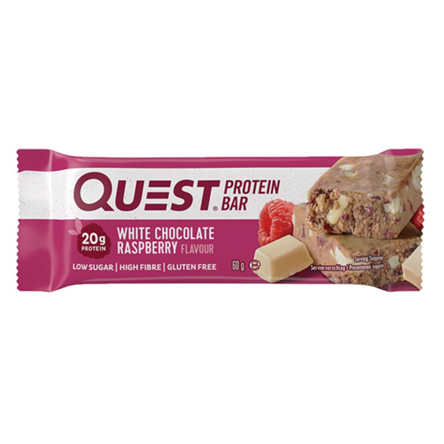 Quest bar white chocolate raspberry 60 gr