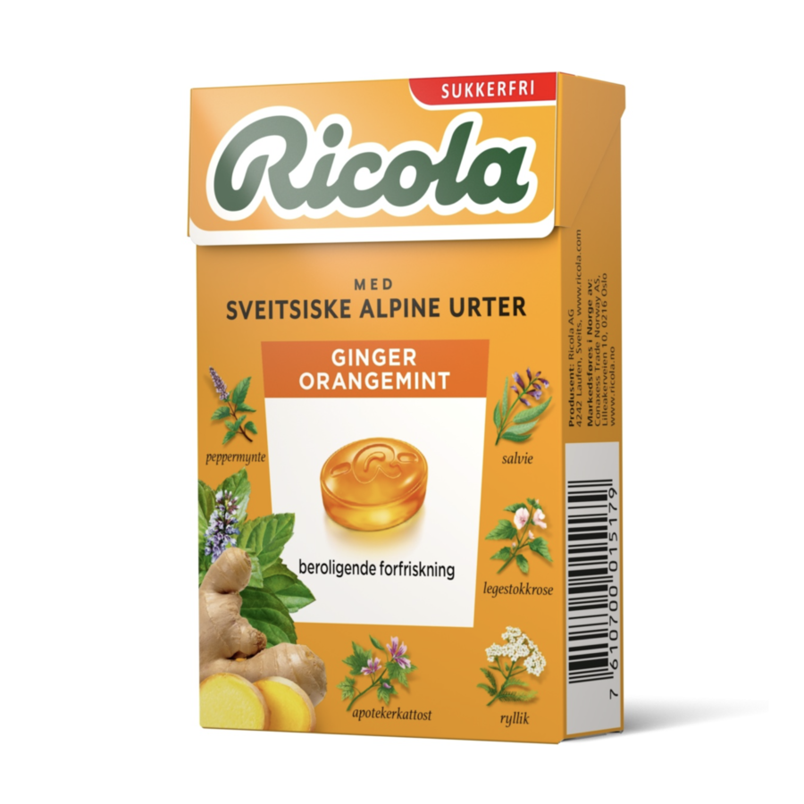Ricola ginger orangemint 50 g