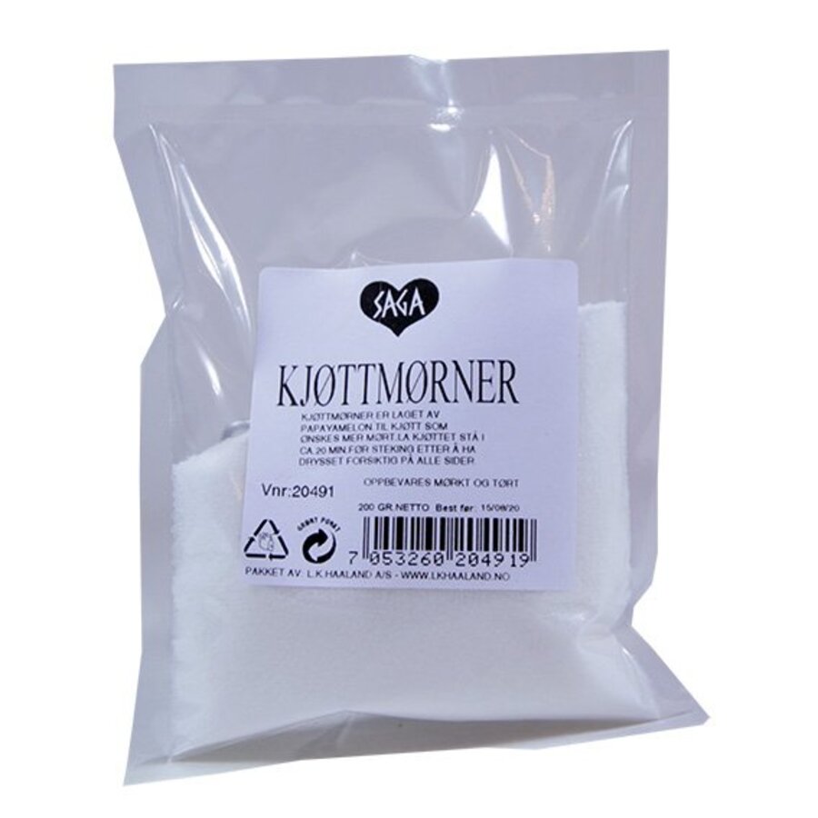 Saga kjøttmørner krydder pose 125 g