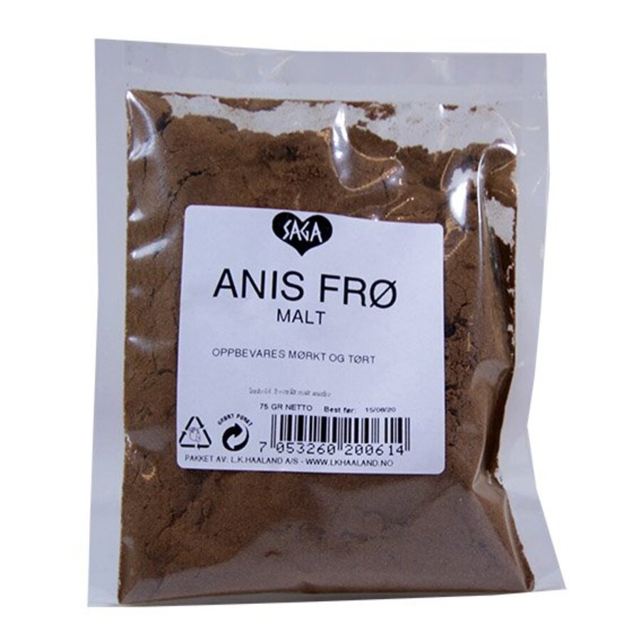Saga malt anisfrø pose 40 g