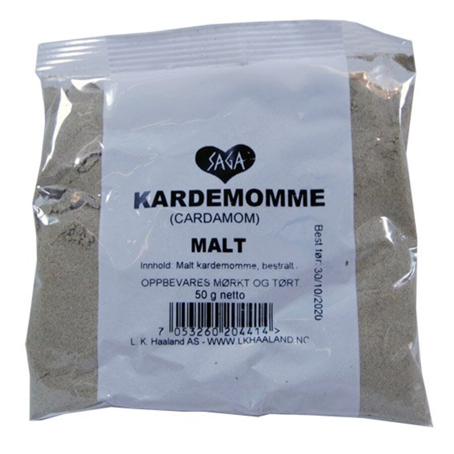 Saga malt kardemomme pose 25 g