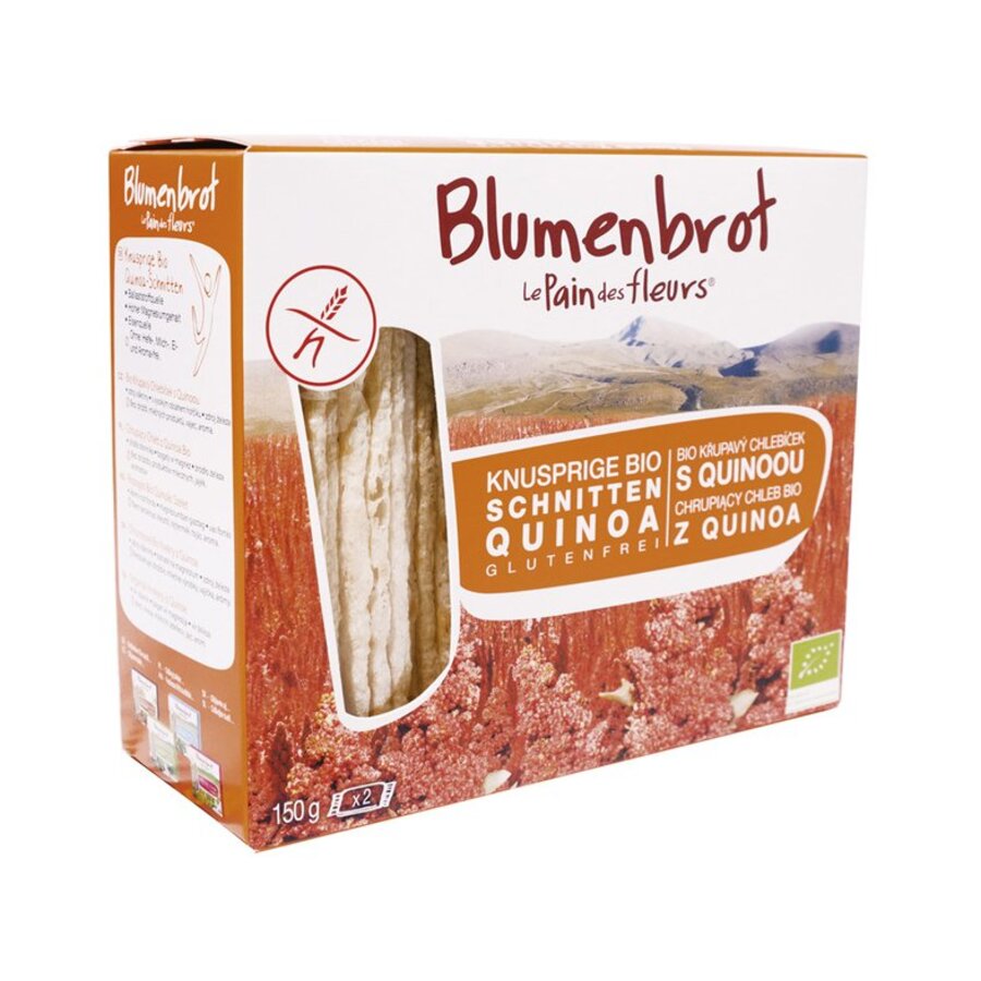 Sarrasin quinoa knekkebrød glutenfri 150 gr øko