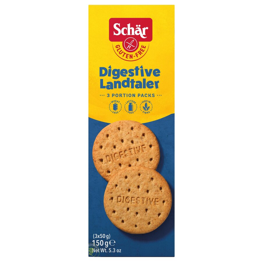 Schar glutenfrie digesivekjeks 150 g