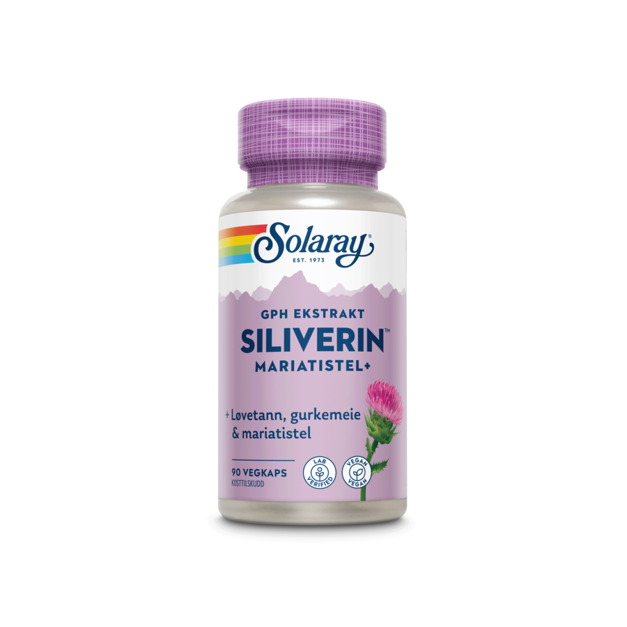 Solaray GPH siliverin 90 kapsler
