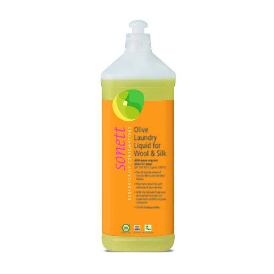 Sonett oliven vask ull /silke 1 liter