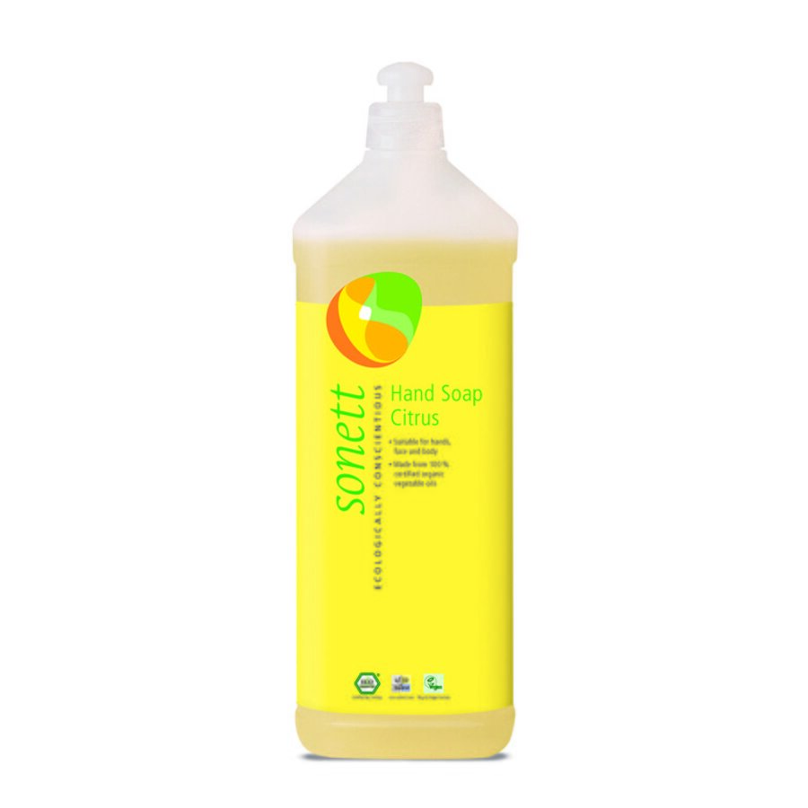 Sonett sitron håndsåpe refill 1 liter
