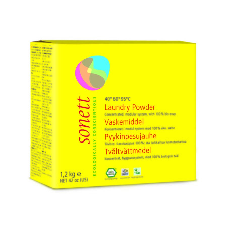Sonett vaskepulver tøy 1,2 kg