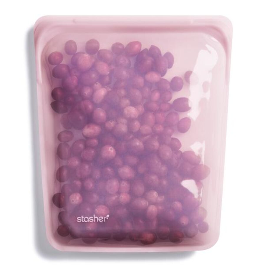 Stasher silicone bag half galon size rose 26 x 22 cm