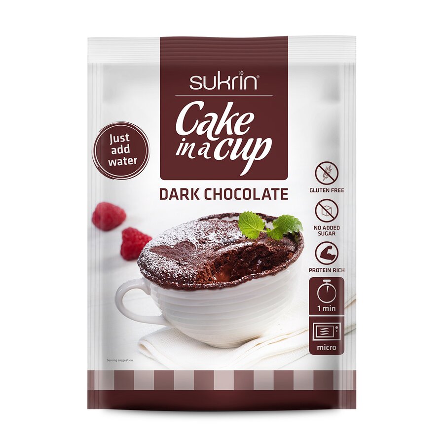 Sukrin cake in a cup dark sjokolade 75 g