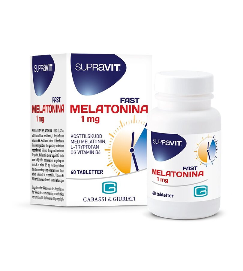 Supravit melatonina 1 mg 60 tabs